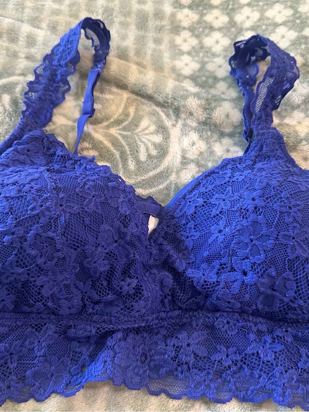 Nobo Lace Bralette in Royal Blue - Women Intimates & Sleepwear Large